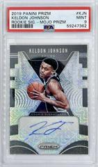 Keldon Johnson [Mojo Prizm] #KJN Basketball Cards 2019 Panini Prizm Rookie Signatures Prices