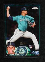 Juan Then [Black] Baseball Cards 2023 Topps Chrome Update Sapphire Prices