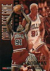 Dennis Rodman #344 Basketball Cards 1996 Hoops Prices