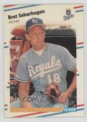 Bret Saberhagen #268 Baseball Cards 1988 Fleer Glossy Prices