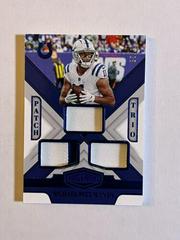 Michael Pittman Jr. [Blue] #PT-MPJ Football Cards 2023 Panini Plates and Patches Patch Trio Prices