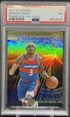 Bradley Beal [Gold] Basketball Cards 2021 Panini Illusions Franchise Favorites Prices