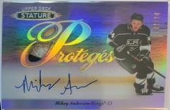 Mikey Anderson [Portrait Patch Autograph] #166 Hockey Cards 2020 Upper Deck Stature Prices
