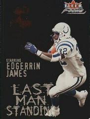 Edgerrin James #7 Football Cards 2000 Fleer Focus Last Man Standing Prices