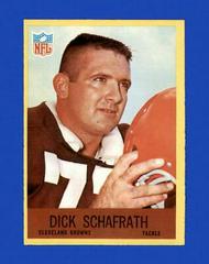 Dick Schafrath Football Cards 1967 Philadelphia Prices