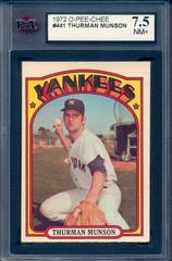 Thurman Munson #441 Baseball Cards 1972 O Pee Chee Prices