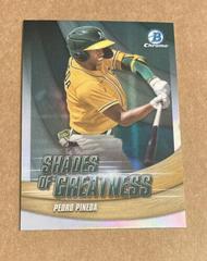 Pedro Pineda #SG-27 Baseball Cards 2022 Bowman Chrome Shades of Greatness Prices