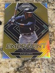 Kyle Lewis [Gold Prizm] Baseball Cards 2022 Panini Prizm Emergent Prices