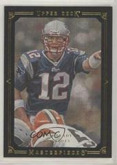 Tom Brady [Framed Black] #84 Football Cards 2008 Upper Deck Masterpieces Prices