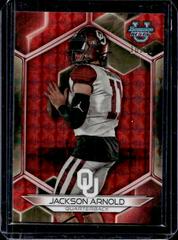 Jackson Arnold [Red Geometric] #70 Football Cards 2023 Bowman's Best University Prices