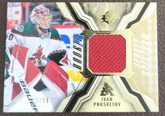 Ivan Prosvetov [Gold Spectrum] #RJ-IP Hockey Cards 2021 SPx Rookie Jersey Prices
