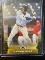 Wander Franco [Gold] Baseball Cards 2020 Leaf Draft Prices