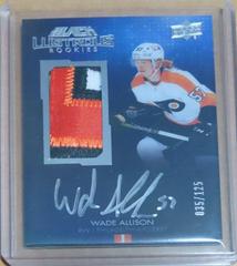 Wade Allison #LRPA-WA Hockey Cards 2021 SPx UD Black Lustrous Rookie Auto Patch Prices