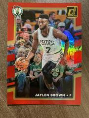 Jaylen Brown [Holo Red Laser] #6 Basketball Cards 2017 Panini Donruss Prices