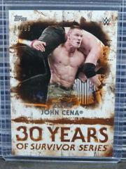 John Cena [Orange] Wrestling Cards 2018 Topps WWE Undisputed 30 Years of Survivor Series Prices