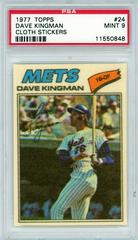 Dave Kingman Baseball Cards 1977 Topps Cloth Stickers Prices