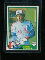 Andre Dawson [Gray Back] #125 Baseball Cards 1981 O Pee Chee Prices