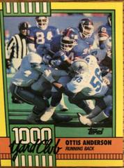 Ottis Anderson Football Cards 1990 Topps 1000 Yard Club Prices