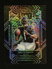 Justin Fields [Green Black Snakeskin] Football Cards 2021 Panini Select Prices