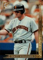 Matt Williams #173 Baseball Cards 1996 Topps Gallery Prices