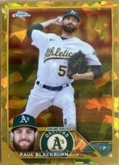 Paul Blackburn [Gold] #6 Baseball Cards 2023 Topps Chrome Sapphire Prices