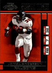 Jamal Anderson #3 Football Cards 2001 Playoff Contenders Prices