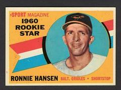 Ronnie Hansen [Rookie Star] #127 Baseball Cards 1960 Topps Prices