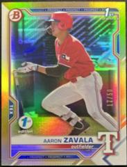 Aaron Zavala [Gold Foil] #BD-101 Baseball Cards 2021 Bowman Draft 1st Edition Prices