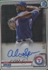 Alex Speas [Green Refractor] #BCMA-AS Baseball Cards 2020 Bowman Chrome Mega Box Mojo Autographs Prices