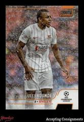 Jules Kounde [Orange Wave] Soccer Cards 2021 Stadium Club Chrome UEFA Champions League Prices