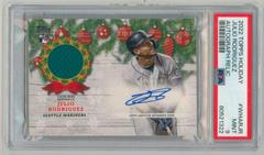 Julio Rodriguez #WHAR-JR Baseball Cards 2022 Topps Holiday Autograph Relics Prices