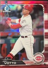 Joey Votto [Red Refractor] #39 Baseball Cards 2019 Bowman Chrome Prices