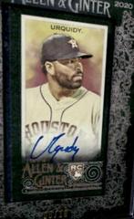 Jose Urquidy [X Black Frame] Baseball Cards 2020 Topps Allen & Ginter Mini Autographs Prices