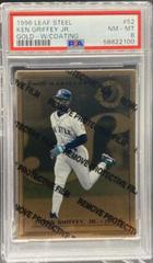 Ken Griffey Jr. [Gold w/ Coating] #52 Baseball Cards 1996 Leaf Steel Prices