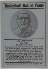 Lou Carnesecca Basketball Cards 1986 Hall of Fame Metallic Prices