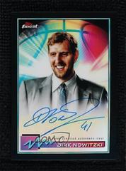 Dirk Nowitzki [Black Refractor] #FA-DN Basketball Cards 2021 Topps Finest Autographs Prices