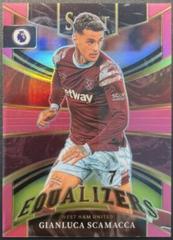 Gianluca Scamacca [Pink] Soccer Cards 2022 Panini Select Premier League Equalizers Prices