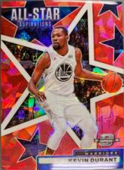 Kevin Durant [Red Ice] #16 Basketball Cards 2021 Panini Contenders Optic All Star Aspirations Prices