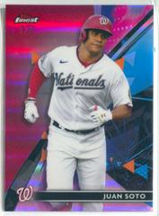 Juan Soto [Red Refractor] #7 Baseball Cards 2021 Topps Finest Prices