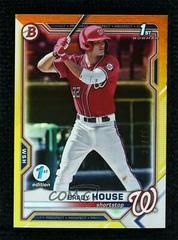 Brady House [Yellow Foil] #BD-186 Baseball Cards 2021 Bowman Draft 1st Edition Prices