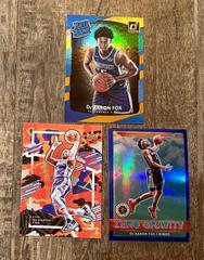 DE'Aaron Fox [Holo Yellow Laser] Basketball Cards 2017 Panini Donruss Prices