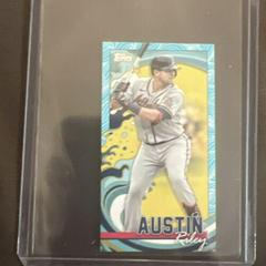 Austin Riley [Aqua] #MRIP-ARY Baseball Cards 2022 Topps Rip Mini Prices
