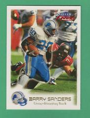 Barry Sanders #96 Football Cards 1999 Fleer Focus Prices