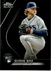 Shane Baz Baseball Cards 2022 Topps Chrome Black Rookie Design Variation Prices