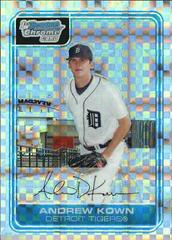 Andrew Kown #BC40 Baseball Cards 2006 Bowman Chrome Prospects Prices