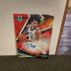 Jacob Toppin [Red Lava] #BOA-JT Basketball Cards 2022 Bowman University Best of Autographs Prices