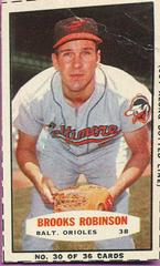 Brooks Robinson [Hand Cut Glove in Front] Baseball Cards 1963 Bazooka Prices