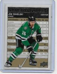 Joe Pavelski [Gold] Hockey Cards 2023 Upper Deck Stat Box Fillers Prices