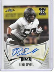 Penei Sewell #BA-PS1 Football Cards 2021 Leaf Draft Autograph Prices