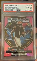 Ja'Marr Chase [Pink] #SR7 Football Cards 2021 Panini Rookies and Stars Stellar Prices